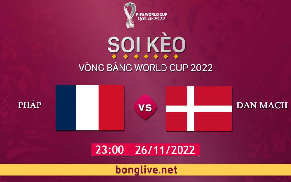 Cá cược, soi kèo phạt góc Pháp vs Đan Mạch, 23h00 ngày 26/11/2022 - Bảng D World Cup 2022