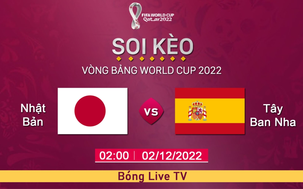 Nhận định, soi kèo thẻ vàng Nhật Bản vs Tây Ban Nha, 02h00 ngày 02/12/2022 - Bảng E World Cup 2022.