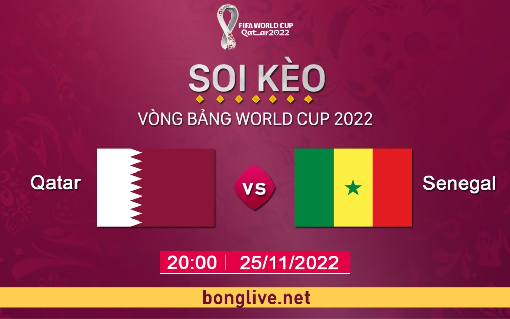 Phân tích, soi kèo thẻ vàng Qatar  vs Senegal, 20h00 ngày 25/11/2022 - Bảng A World Cup 2022.
