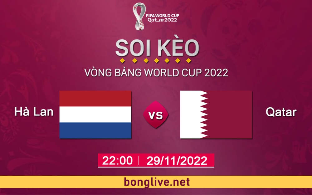 Phân tích, soi kèo thẻ vàng Hà Lan vs Qatar, 22h00 ngày 29/11/2022 - Bảng A World Cup 2022