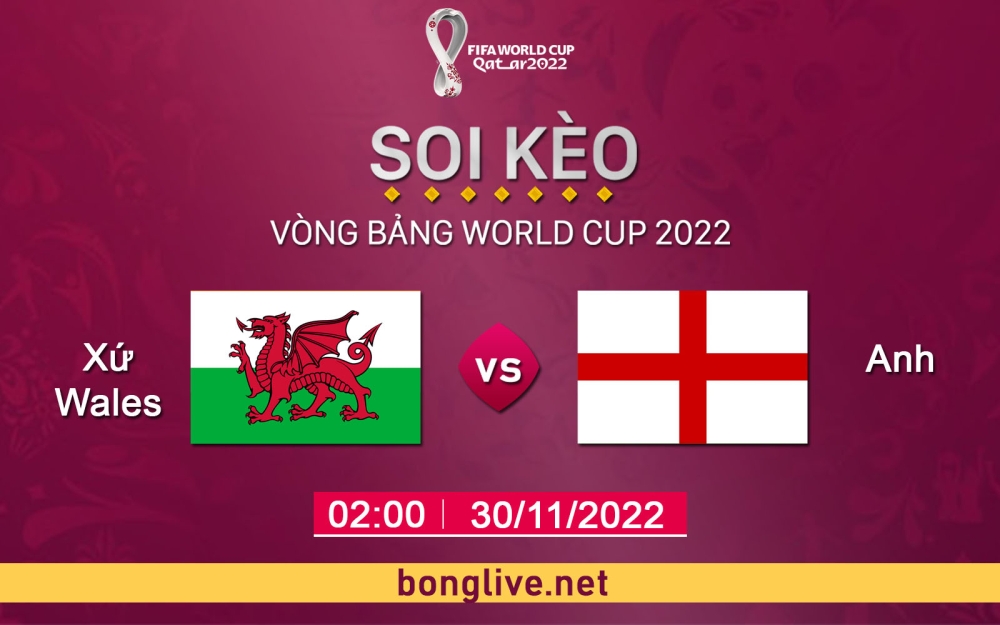 Phân tích, soi kèo phạt góc Wales vs Anh, 02h00 ngày 30/11/2022 - Bảng A World Cup 2022