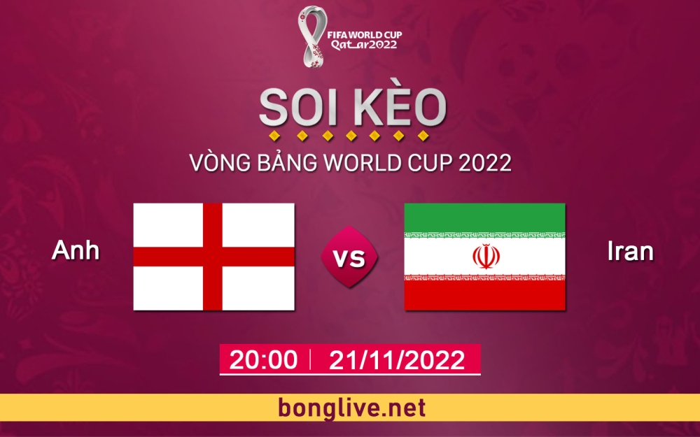 Nhận định, soi kèo thẻ vàng Anh vs Iran, 02h00 ngày 22/11/2022 - Bảng B World Cup 2022