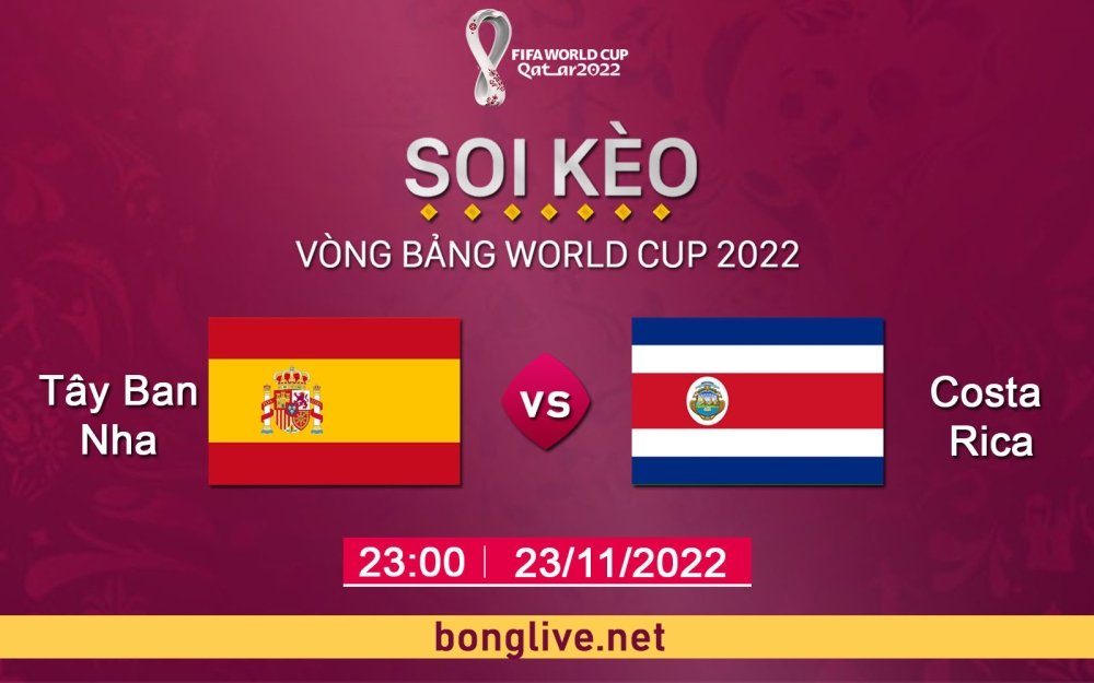 Nhận định, soi kèo phạt góc Tây Ban Nha vs Costa Rica, 23h00 ngày 23/11/2022 - Bảng E World Cup 2022