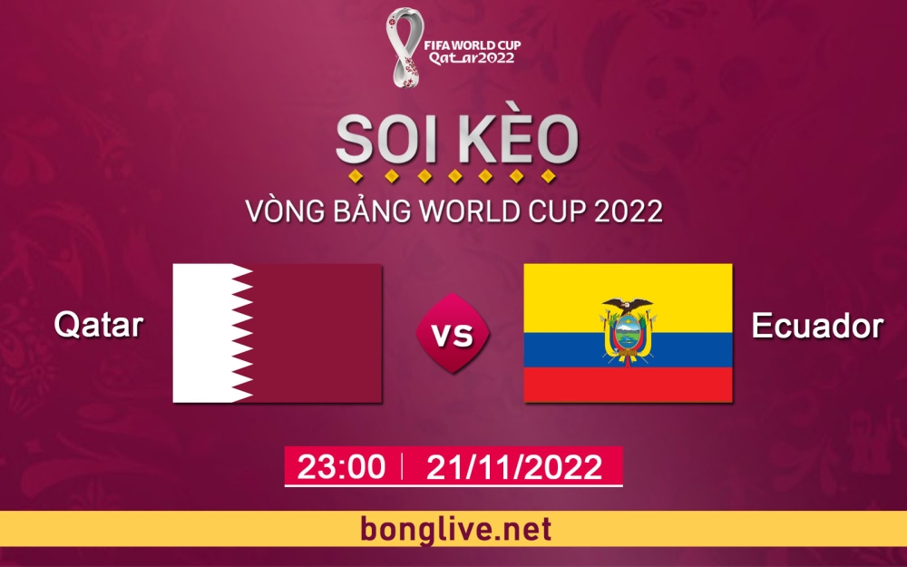Phân tích, soi kèo thẻ vàng Qatar vs Ecuador, 23h00 ngày 21/11/2022 - Bảng A World Cup 2022.