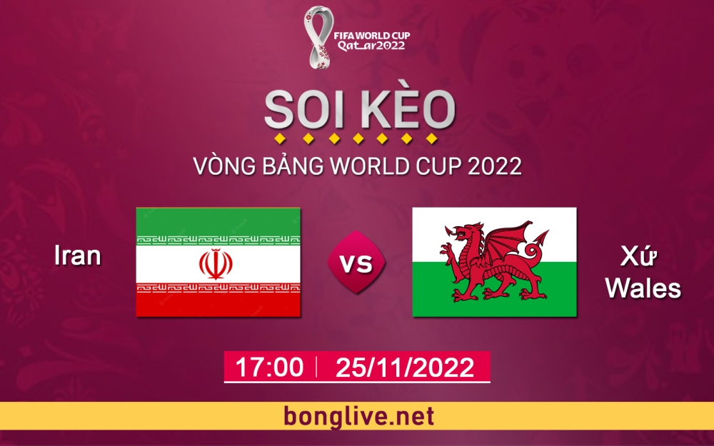 Nhận định, soi kèo Iran vs Wales, 17h00 ngày 25/11 - bảng B World Cup Qatar 2022.
