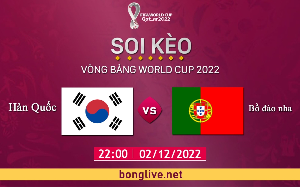 Phân tích, soi kèo tài xỉu thẻ vàng Hàn Quốc vs Bồ Đào Nha, 2h00 ngày 02/12/2022