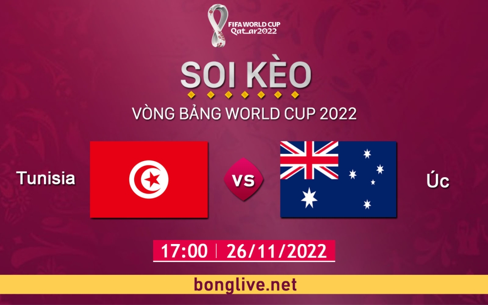 Nhận định, soi kèo Tunisia vs Úc, 17h00 ngày 26/11 - Bảng D World Cup Qatar 2022