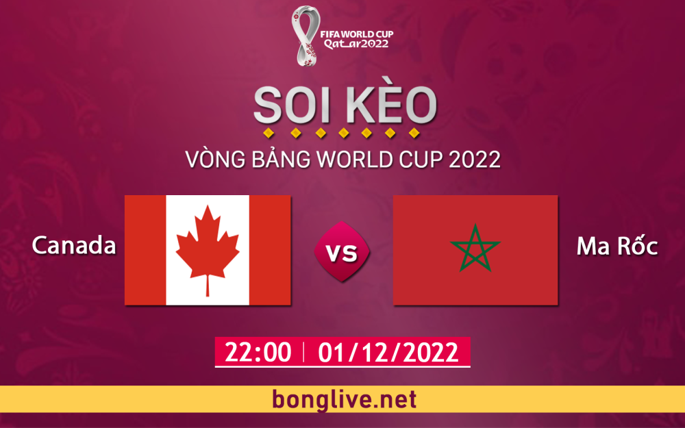 Nhận định, soi kèo Canada vs Ma Rốc, 22h00 ngày 01/12 - Bảng F World Cup Qatar 2022