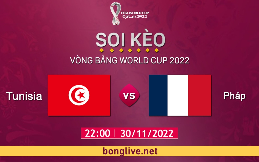 Nhận định, soi kèo Tunisia vs Pháp, 22h00 ngày 30/11 - Bảng D World Cup Qatar 2022