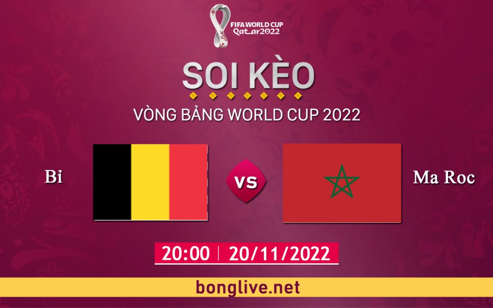 Phân tích, soi kèo tài xỉu thẻ vàng Bỉ vs Maroc, 20h00 ngày 27/11/2022- Bảng F World Cup 2022