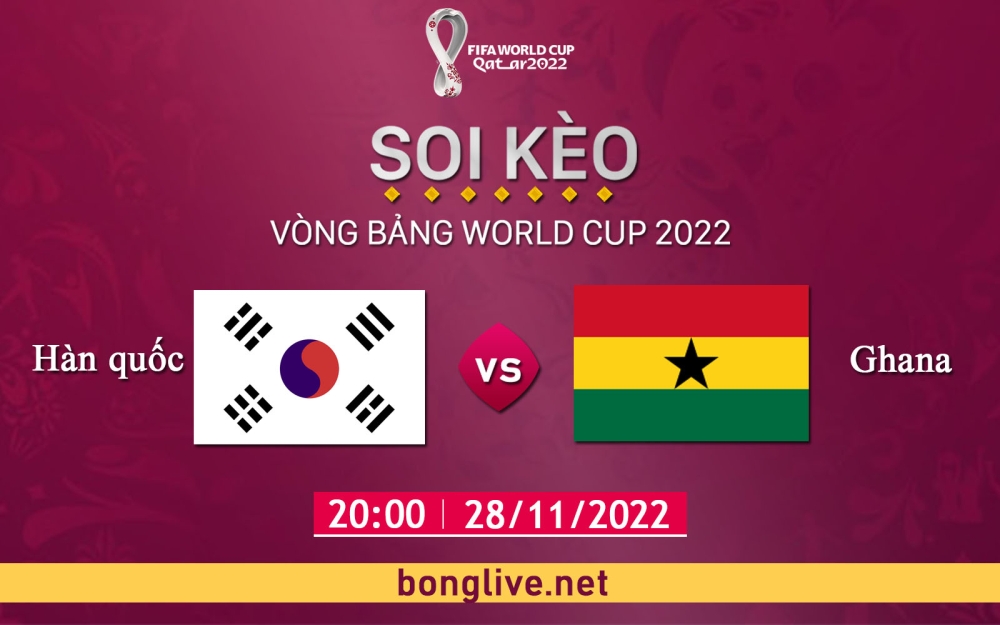 Nhận định, cá cược, soi kèo Hàn Quốc vs Ghana, 20h00 ngày 28/11 - Bảng H World Cup Qatar 2022