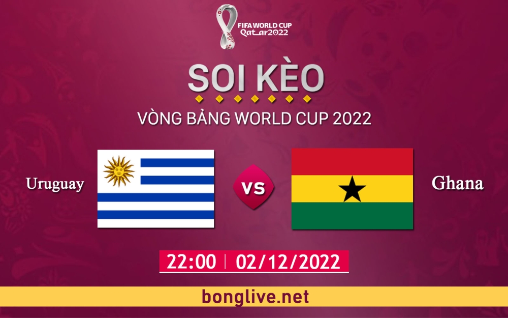 Phân tích, soi kèo tài xỉu thẻ vàng Ghana vs Uruguay, 22h00 ngày 02/12/2022, Bảng H World Cup 2022