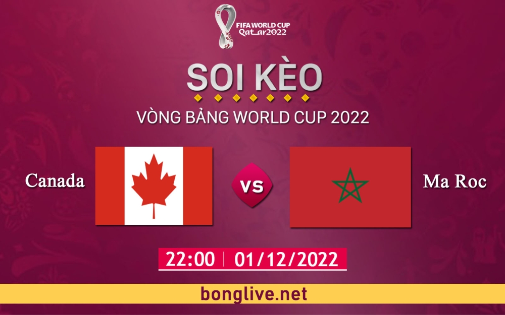 Phân tích, soi kèo tài xỉu thẻ vàng Canada vs Maroc, 22h00 ngày 1/12/2022- Bảng F World Cup 2022