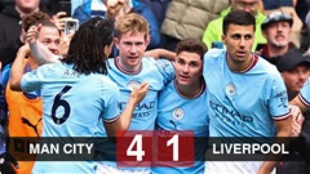 Kết quả Man City 4-1 Liverpool: Vắng Haaland, không vấn đề!