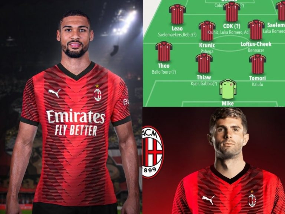 Đội hình tiềm năng AC Milan với Loftus-Cheek & nhiều mục tiêu chuyển nhượng