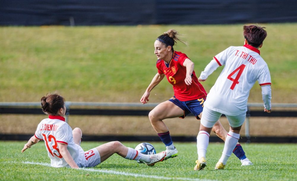 Việt Nam thua Tây Ban Nha 9 bàn không gỡ trong trận giao hữu trước thềm World Cup nữ 2023