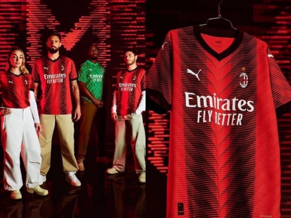 AC Milan ra mắt áo đấu mới – mùa giải 2023/24