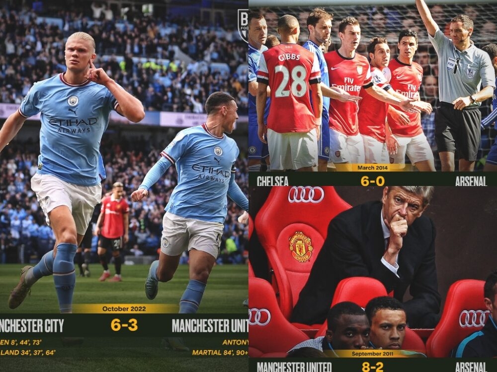Những trận thua đậm nhất lịch sử Premier League