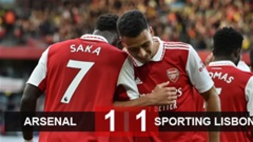 Kết quả Arsenal 1-1 Sporting Lisbon (chung cuộc 3-3, pen 3-5): Pháo thủ cúi đầu rời giải