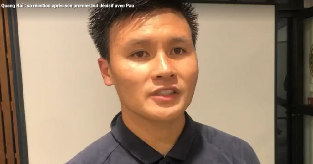 Quang Hải lên tiếng sau khi ghi bàn thắng lịch sử ở Pau FC