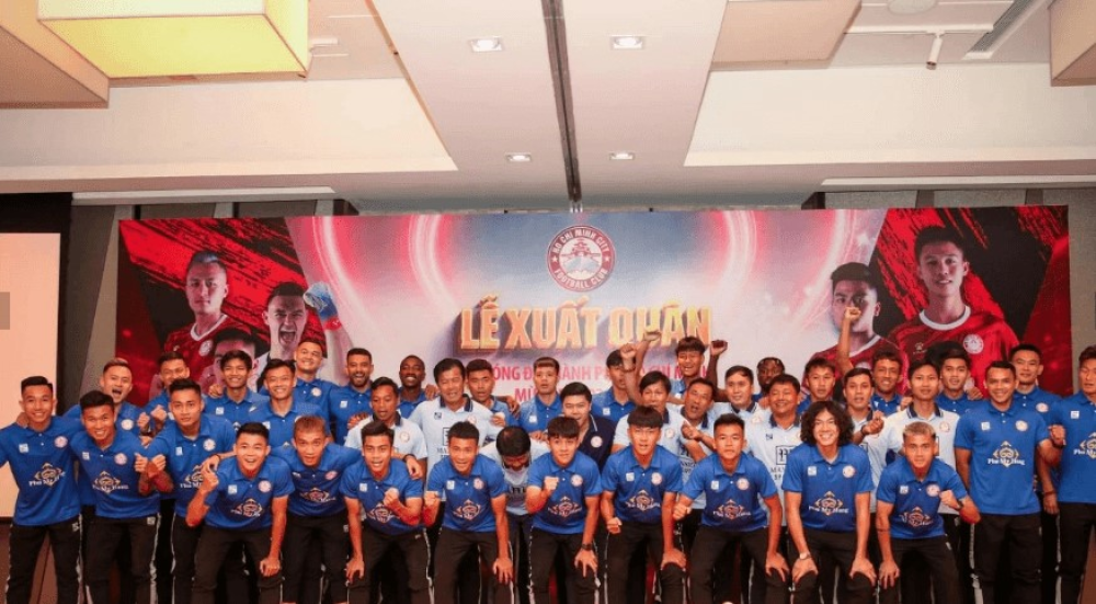 CLB TPHCM hướng đến mục tiêu đạt top 5 V-League 2023-24