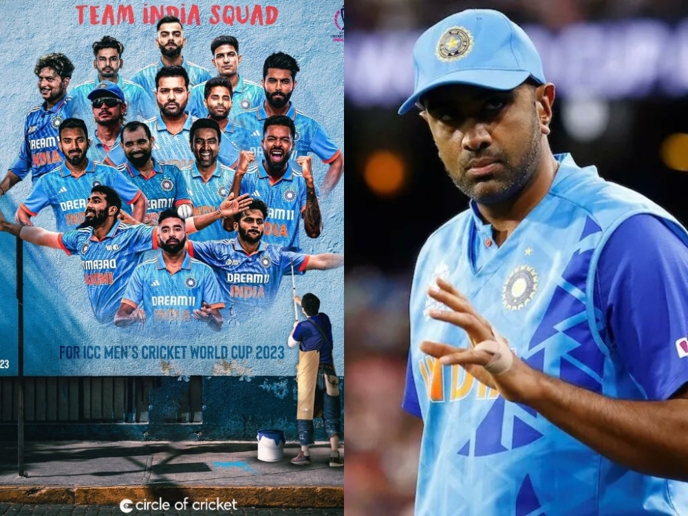 Đội hình World Cup của Ấn Độ: Ashwin thay thế Axar